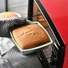 1/4Pcs Silicone Square Cake Plate Non-Stick Brownie Pot with Anti-Slip Handle Oven and Air Fryer Safe Perfect for Baking Cakes 3