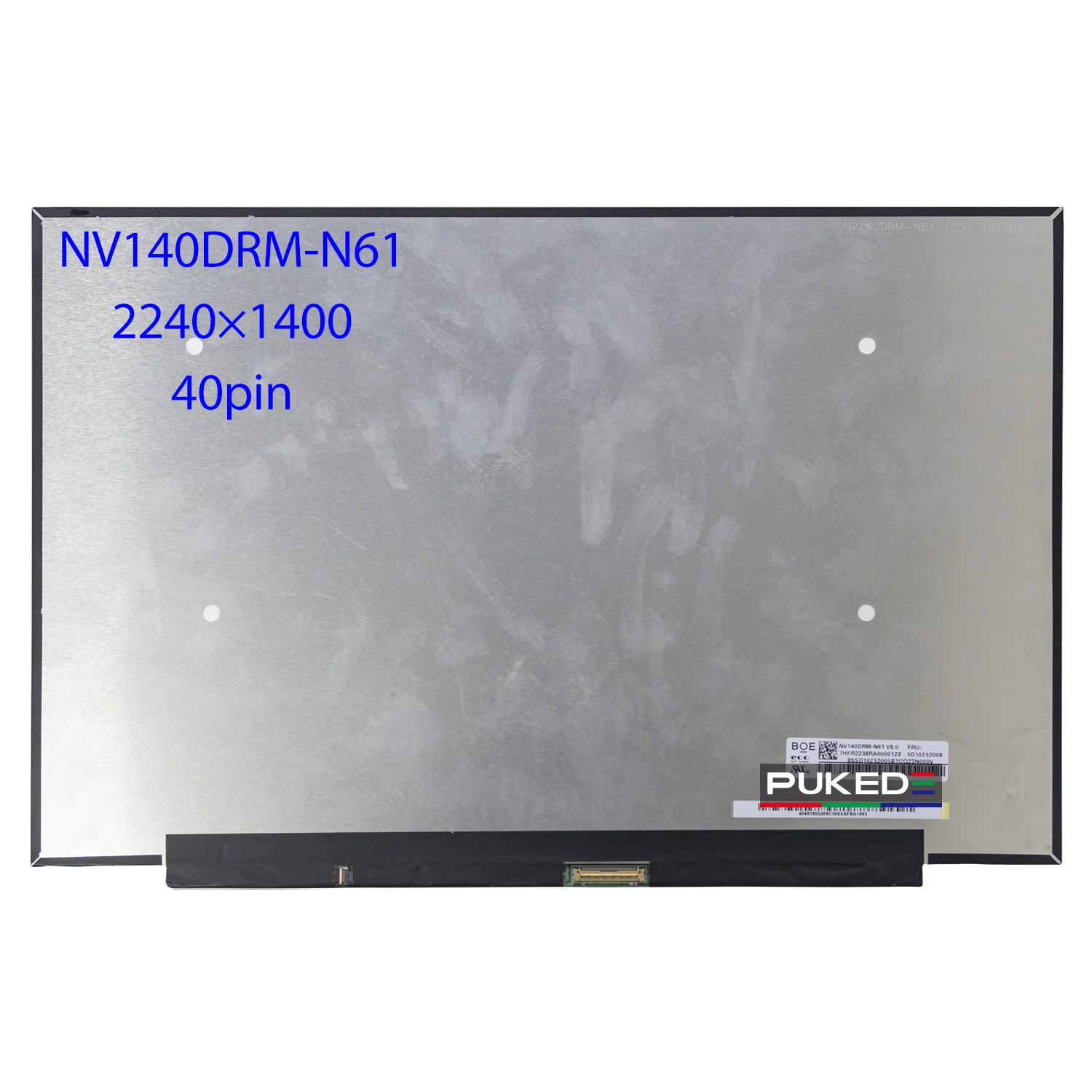 

14.0"inch LCD Screen NV140DRM-N61 M140NWHE R0 for Lenovo ideapad 5 Pro-14ITL6 Pro-14ACN6 Yoga Slim 7 Pro-14IAH7 40pins eDP