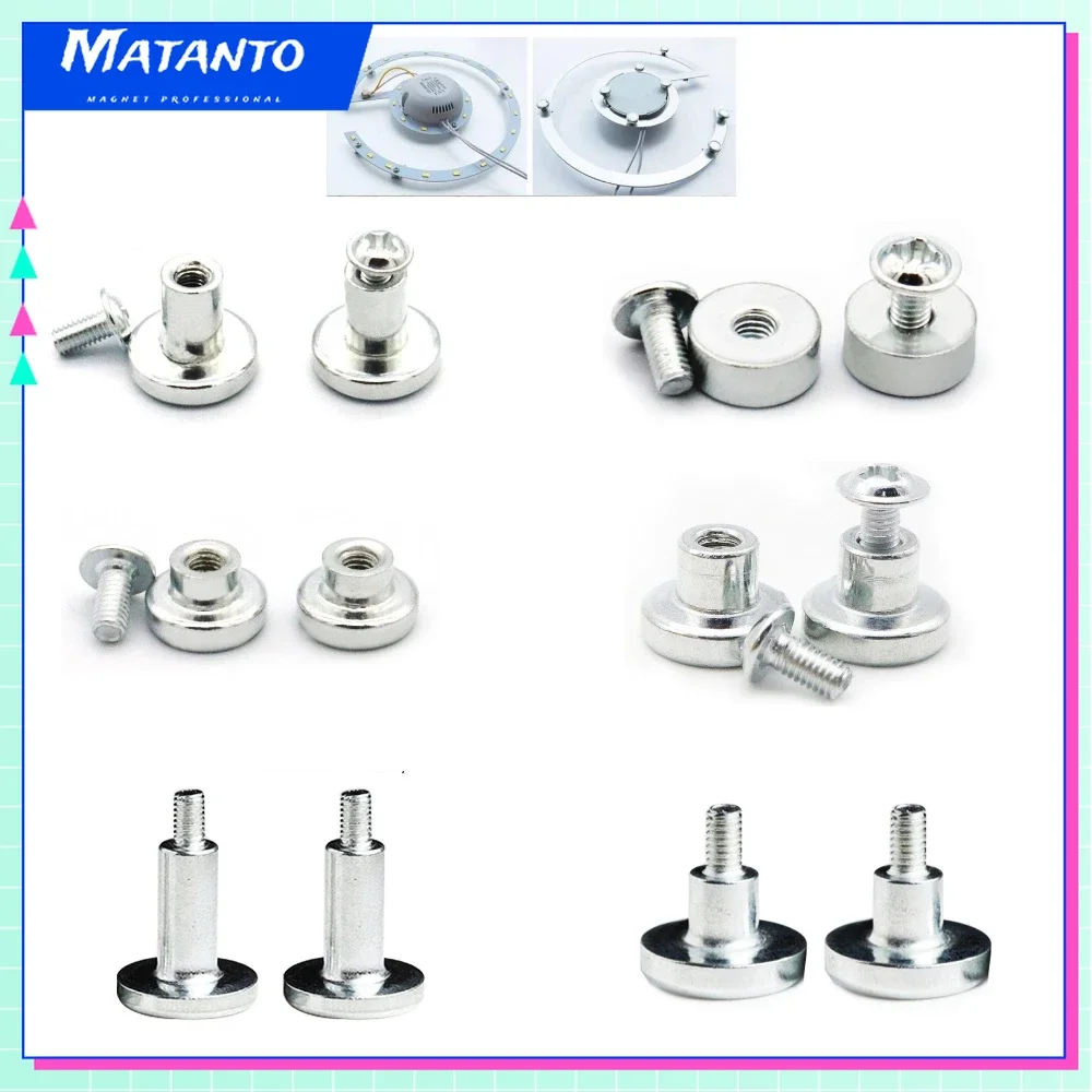 Led Light Magnetic Screw Lâmpada de Montagem do Teto Placa m3 Altura h4 h6 h8 H12 mm Atacado Led Light Atacado