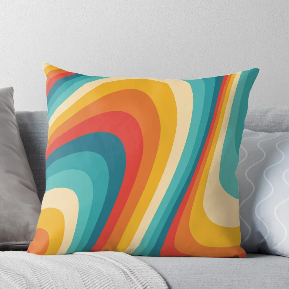 

70s Retro Aesthetic Throw Pillow luxury sofa pillows pillow pillowcase New year christmas supplies