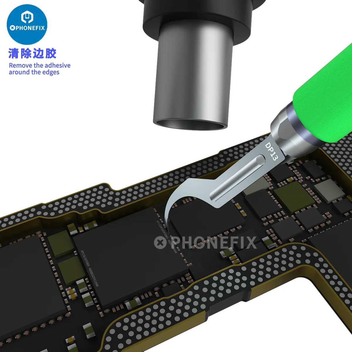 Mijing KC8 Flexible Quick Release Knife for Cutting Black Glue Side Glue Removal Motherboard Glue Cleaning Hard Disk Prying Tool images - 6
