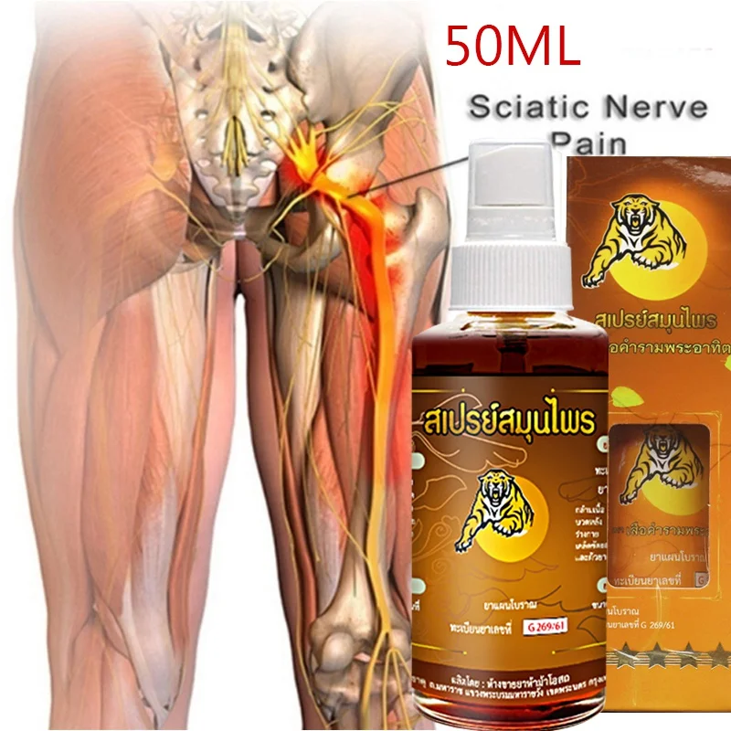 Chinese Medicine Relieves Pain, Relieves Rheumatism, Joint Pain, Muscle Pain, Bruises, Swelling Thailand Tiger Oil Spray