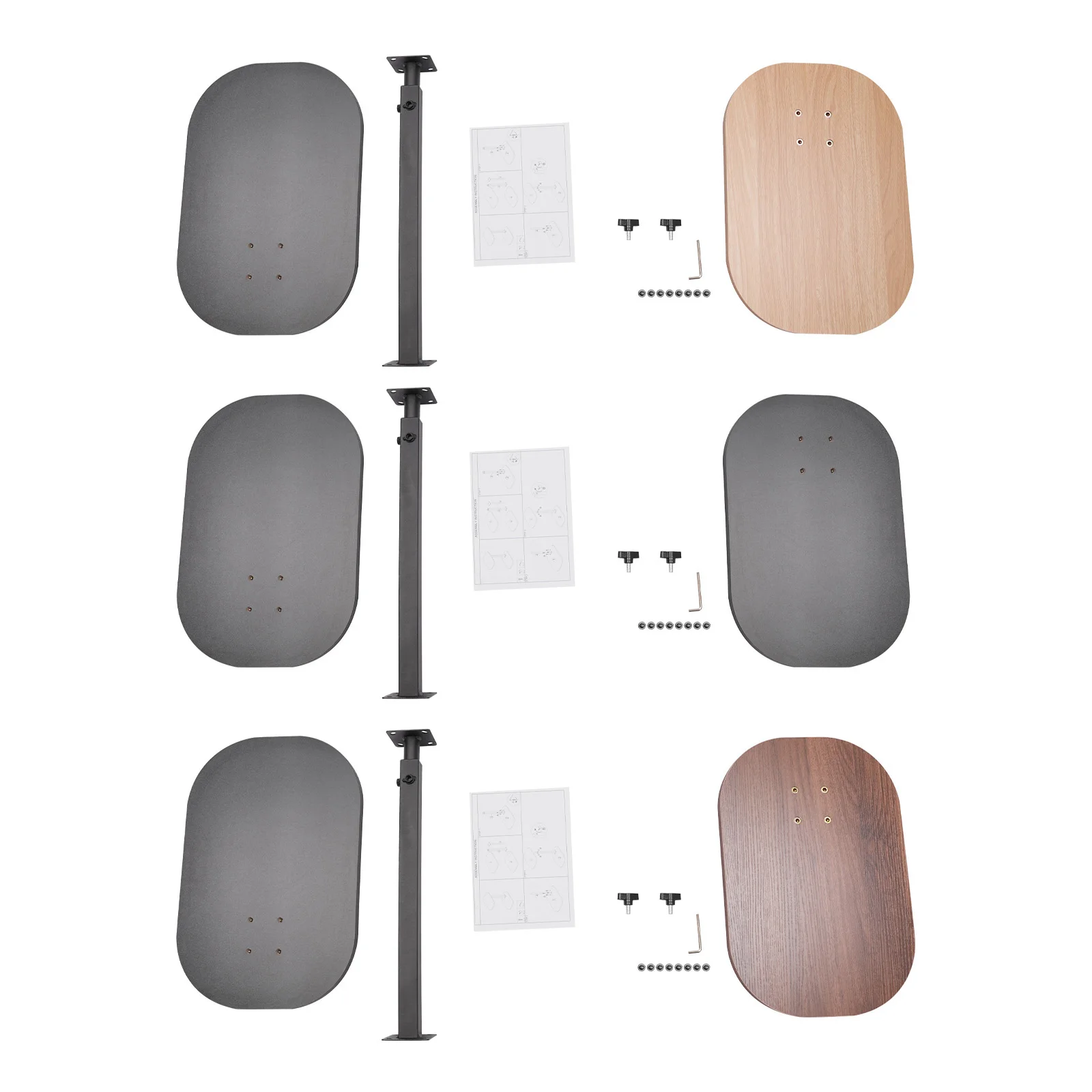 C-förmiger Beistelltisch, kleiner Couchtisch, 45–80 cm, höhenverstellbarer Beistelltisch für Wohnzimmer, Arbeitszimmer, Schlafzimmer, Büro – Detail 16