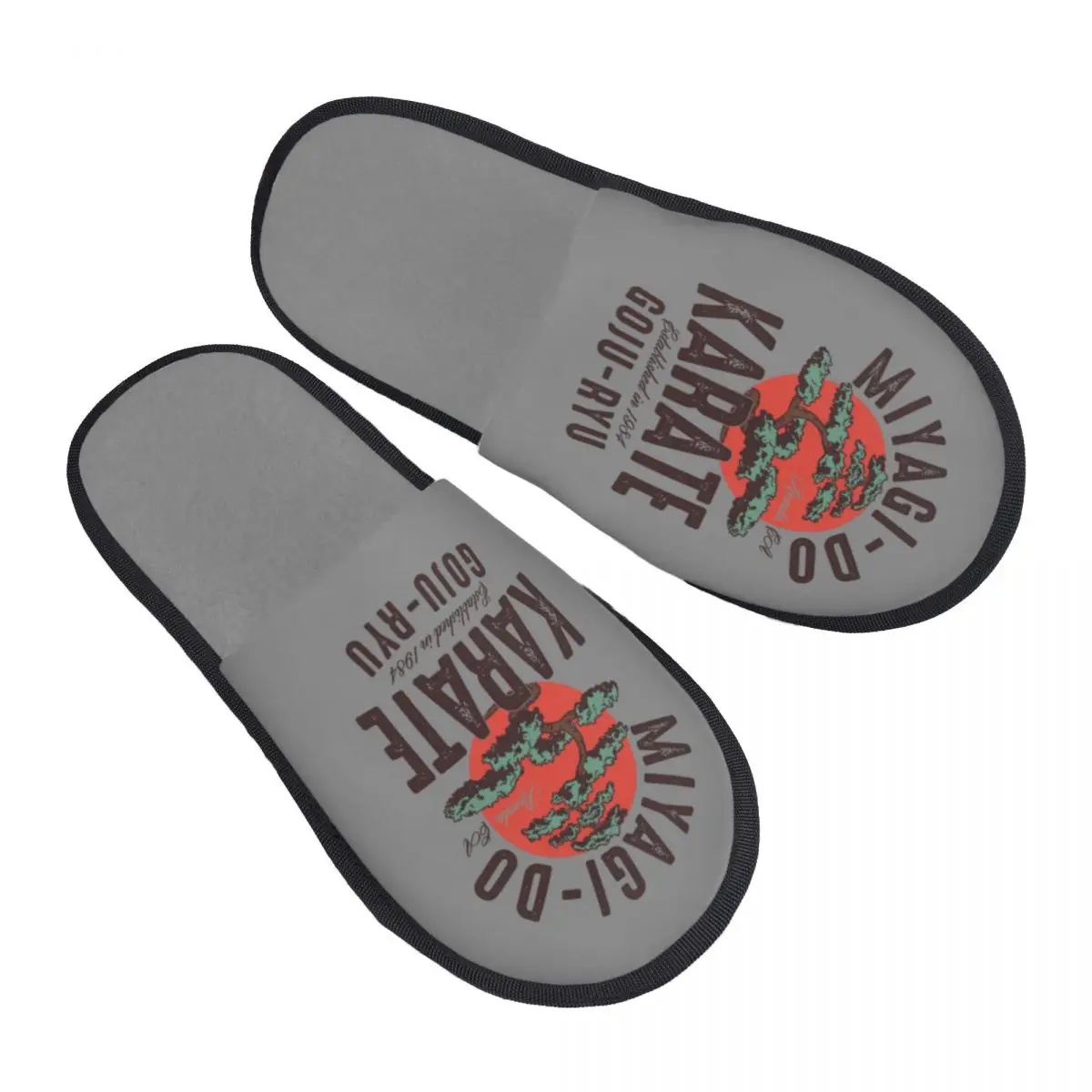 

Винтажные тапочки мигаги до, Детские Тапочки для гостей для спа, женские домашние тапочки с принтом под заказ в японском стиле кунг-фу-Кобра-кай