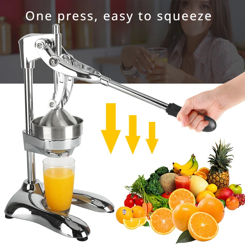 

Household and Commercial Large Stainless Steel Multifunctional Manual Fruit Lemon Pomegranate Juicer