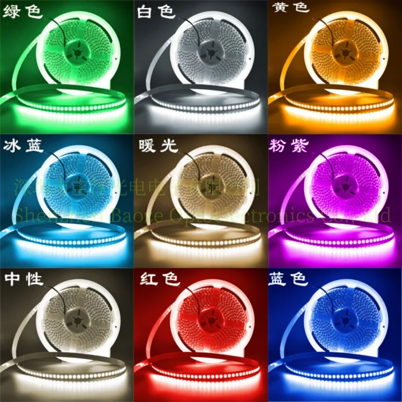 Длинная фотовспышка 5 м, фотовспышка 12 В 2835 SMD 120 шт., фотовспышка 8 мм, наклейка, красная линия, V + положительная черная линия V-отрицательный полюс