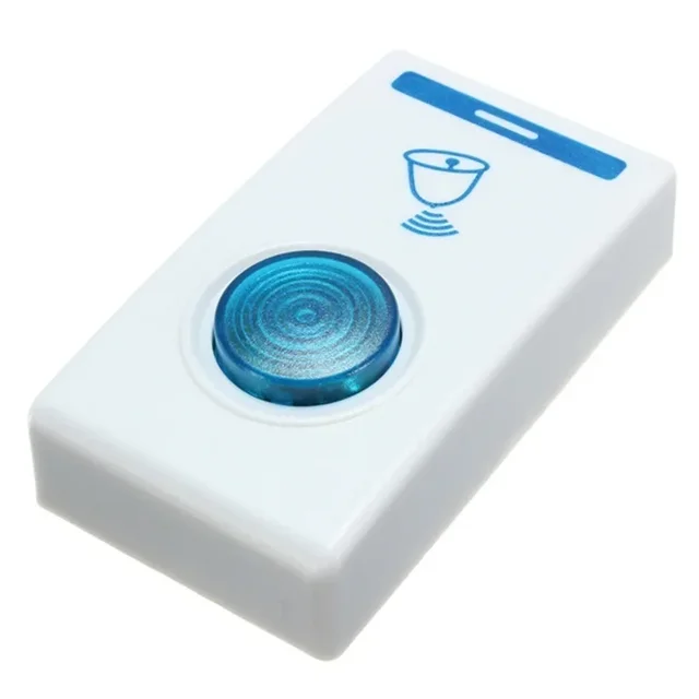 Wireless Doorbell LED 2 Button 3 Receiver Battery Powered 32 Tune Songs Ring Remote Control Home Security 100M Door Bell Doors 2