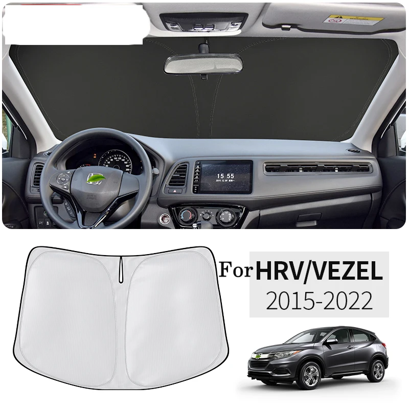 Car Styling Nano-Insulat Windshield Sunshade Front Window Sun Shade Visor Auto Accessories For Honda HRV HR-V Vezel 2015-