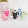 14oz Car Mug with Handle Double-layer Vacuum Coffee Cup Portable Sport Water Bottle 304 Stainless Steel Travel Thermal Cup
