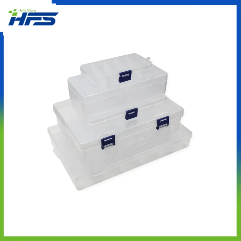 

10 Grid Can Be Removed Transparent Plastic Small Box Storage Kit Jewelry Box Jewelry Box Electronic Components Parts Finishing B