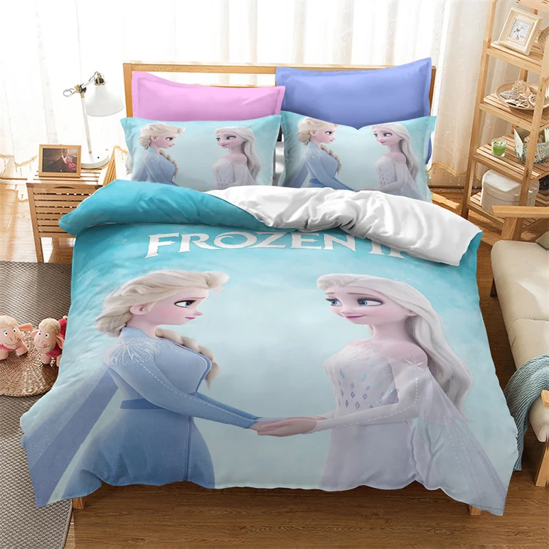 Diseney-Frozen-Elsa-Bedding-Set-Polyester-Queen-King-Size-Bed-Set ...
