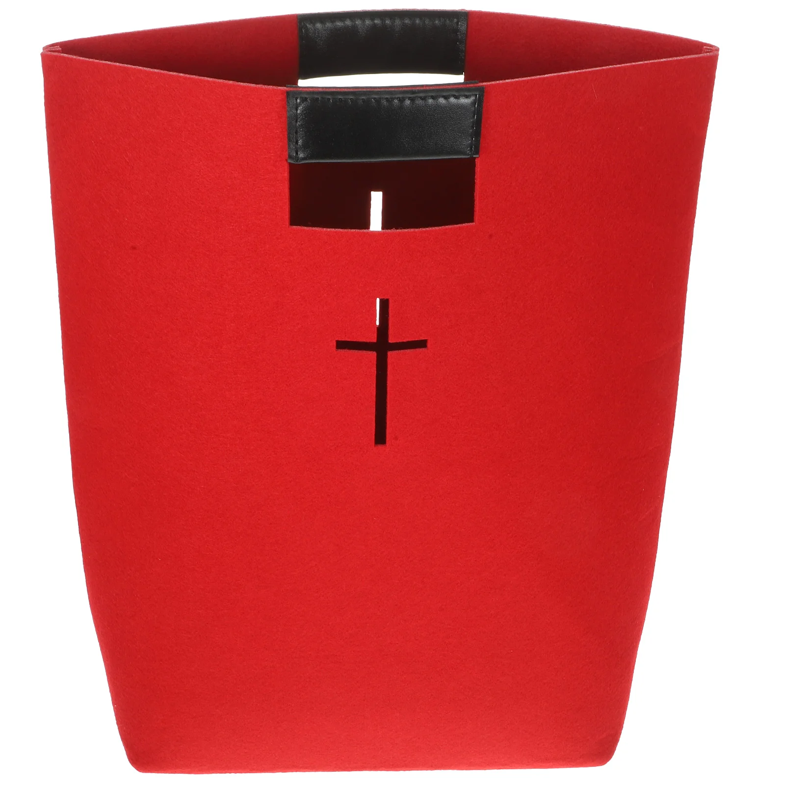 

Bible Hollowed Cross Shopping Bag Felt Bible Cover Carrying Case Christian Church Bible Tote Bag Portable Handbag Bible Study