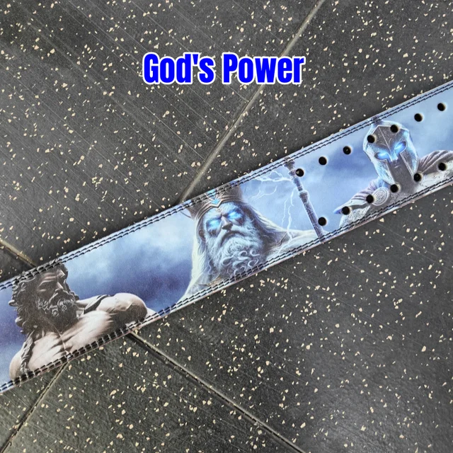 God's Power Weightlifting Belt, Gym Extreme Workout Belt for Men & Women, Professional Powerlifting Belt for Deadlift, Squat 6