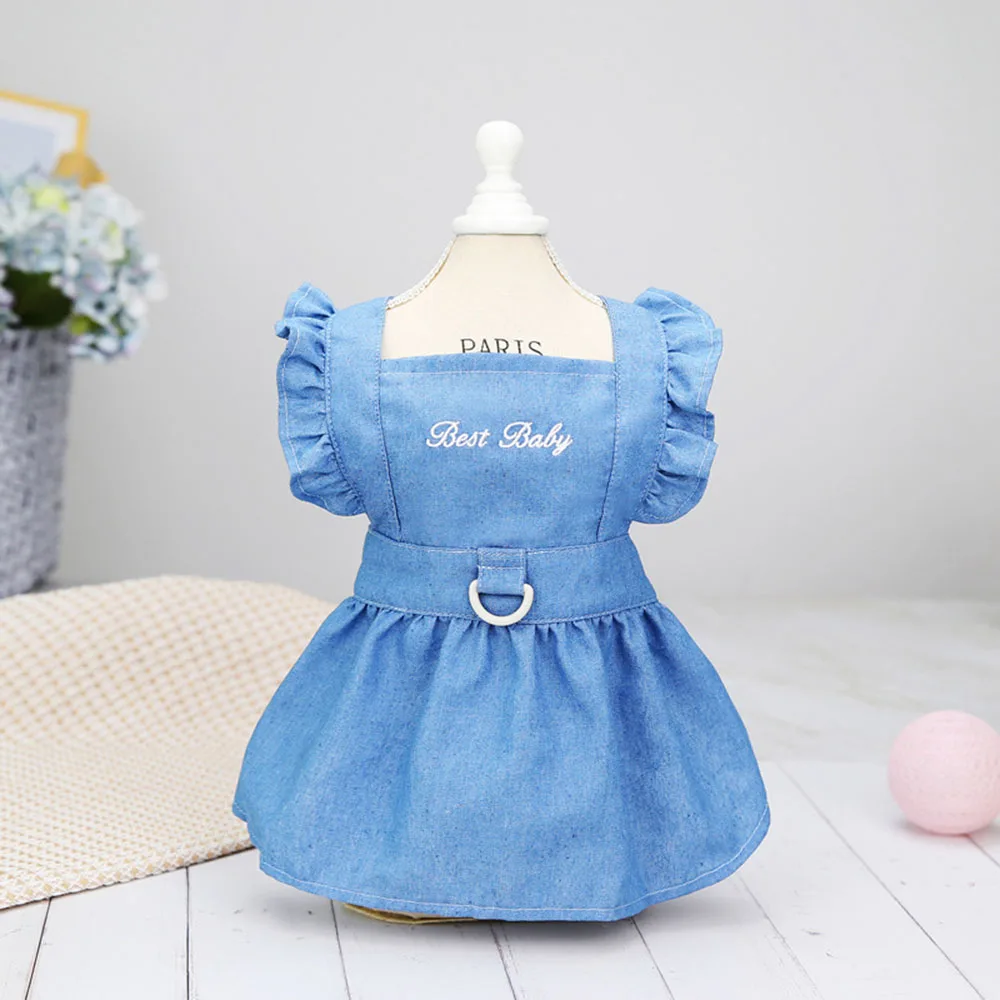 Small Dog Denim Dress