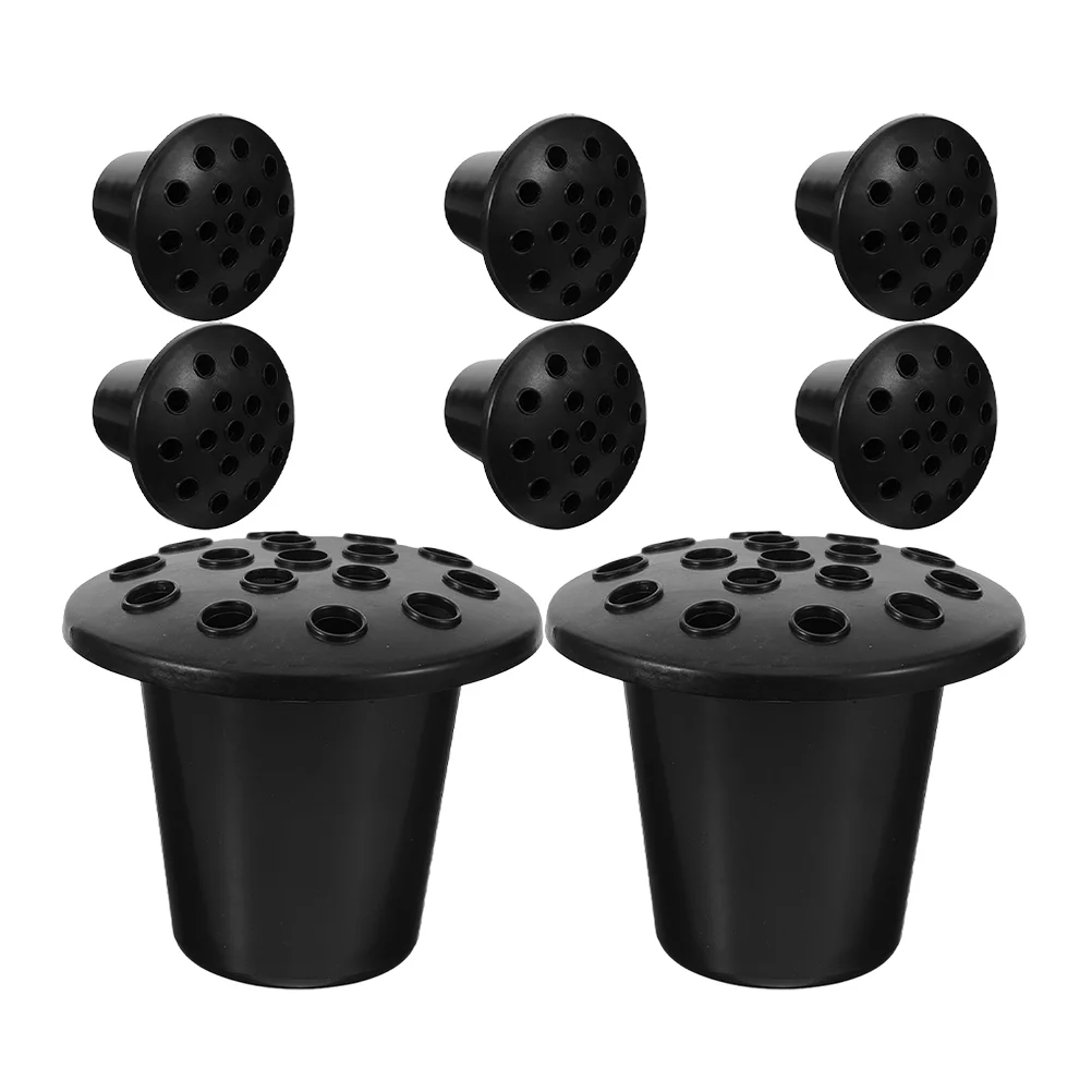

8Pcs Cemetery Grave Decorations Cemetery Flowerpot for Graves Grave Flowerpot Cemetery Decors