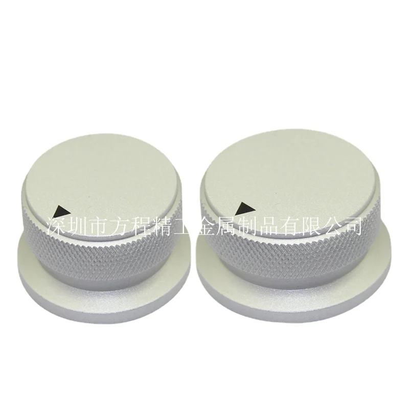 Aluminium Alloy Potentiometer Knob Oven Electric Appliance Audio Amplifier Adjusting Knob 34x20mm,38x20mm