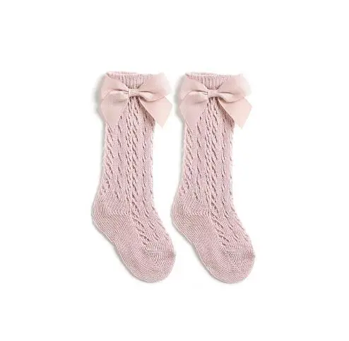 Pink Bow Socks