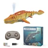 2.4G Remote Control Dinosaur For Kids Mosasaurus Diving Toys Rc Boat With Light Spray Water For Swimming Pool Bathroom Bath Toys 4
