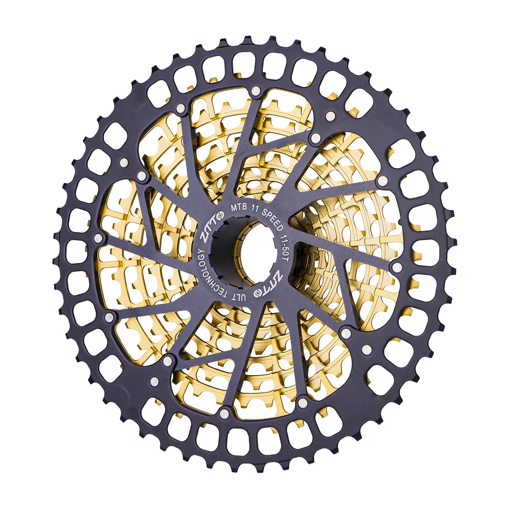 ZTTO MTB 11 Speed 11/50 11-46T Golden Cassette 11speed Bicycle