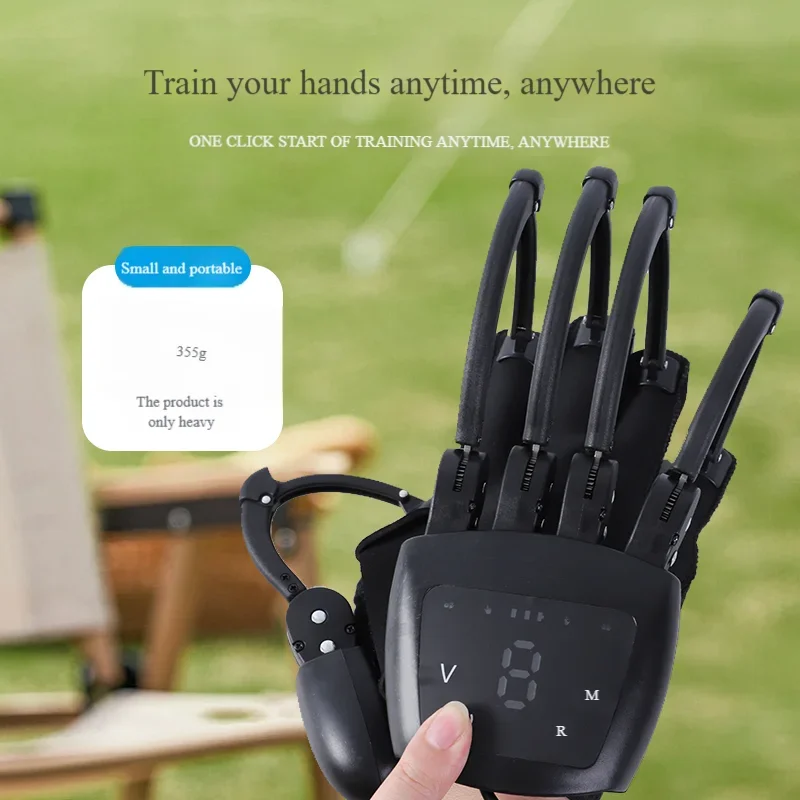 Guanti Robotici Intelligenti per Riabilitazione, Design Regolabile, Alimentazione USB, Attrezzatura per Allenamento e Recupero della Funzionalità della Mano - immagine 5