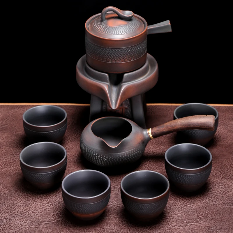 

Gaiwan Kung Fu Cup Tea Set Ceremony Pair Kettle Ceramic Afternoon Tea Set Luxury Maker Vintage Juego De Te Tableware AB50TS
