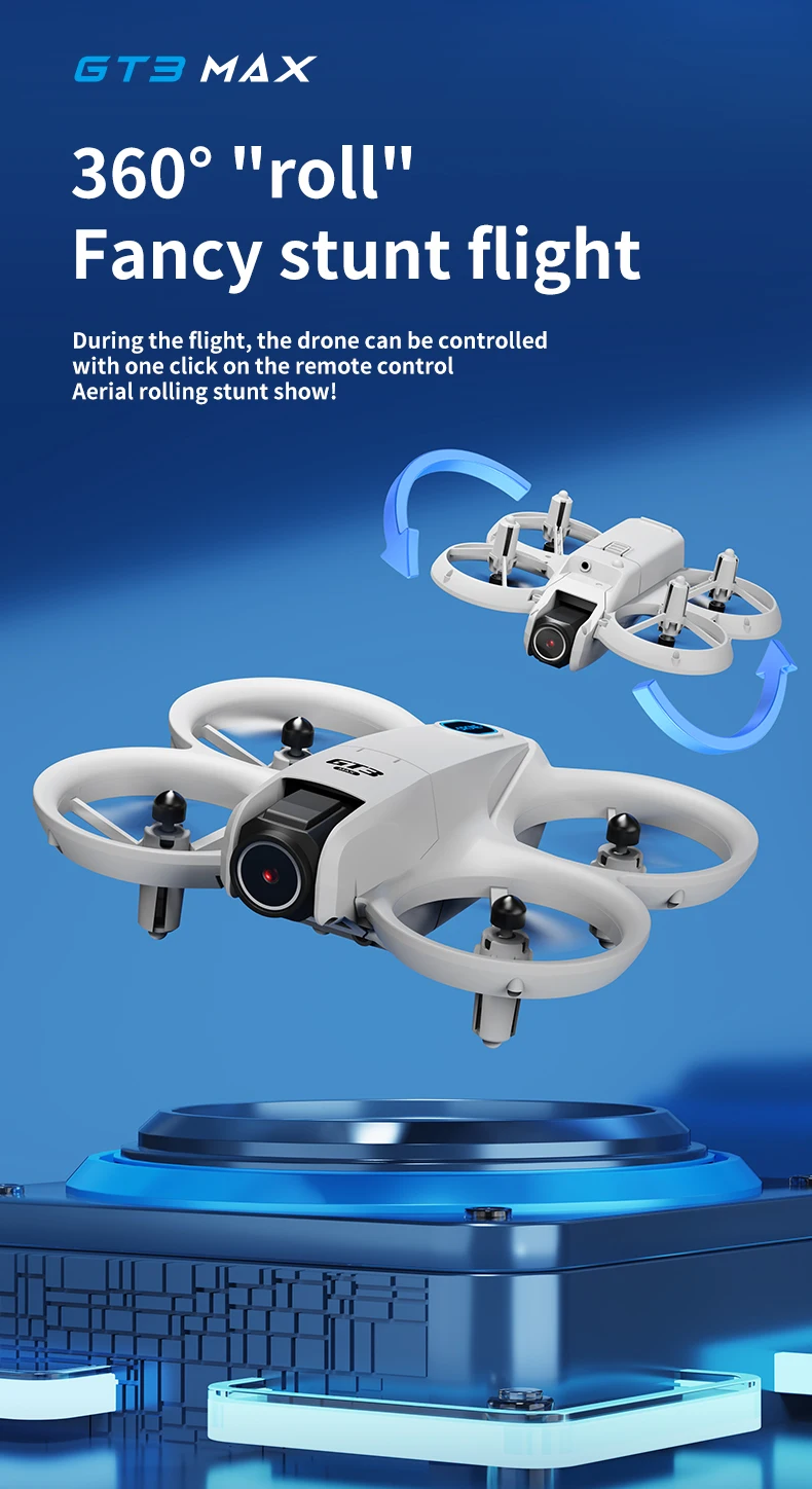 2025 GT3 RC Drone 8K 5G Professional HD Aerial Photography Obstacle Avoidance Remote Control Aircraft Dual Camera Quadcopter
