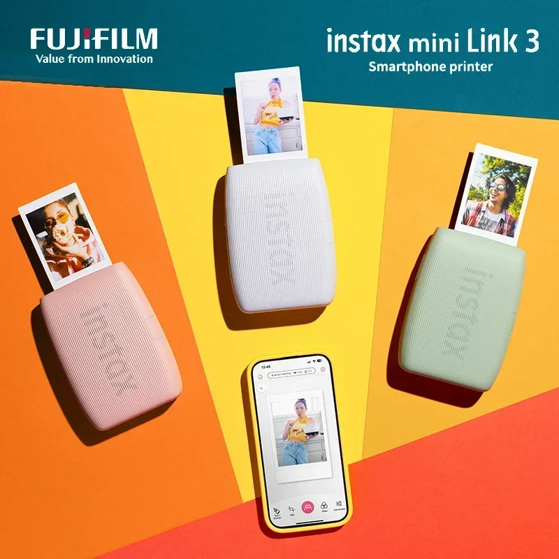 Genuine Fujifilm Link WIDE Instax Mini SE Link 2 3 Printer Instax Photo Camera Printers Smart PhoneApp Connection Film Machine