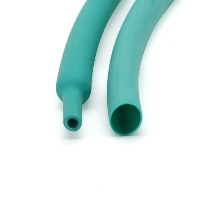 2M 1.6/2.4/3.2/4.8/6.4/7.9/9.5/12.7 mm Dual Wall Heat Shrink Tube Thick Glue 3:1 Shrinkable Tubing Adhesive Lined Wrap Wire Kit Green