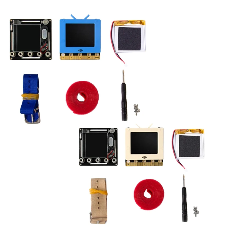 

1 комплект K-Watch для BBC Micro: Плата расширения бит K-Watch, программируемый пластиковый модуль (бежевый)