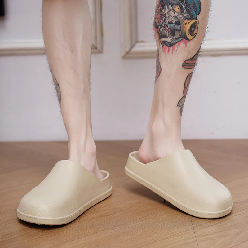 Slippers Men Couples Garden Clog Women Water Proof Chef Shoe Comfortable Sandal For Pet Workers Outdoor Fishing