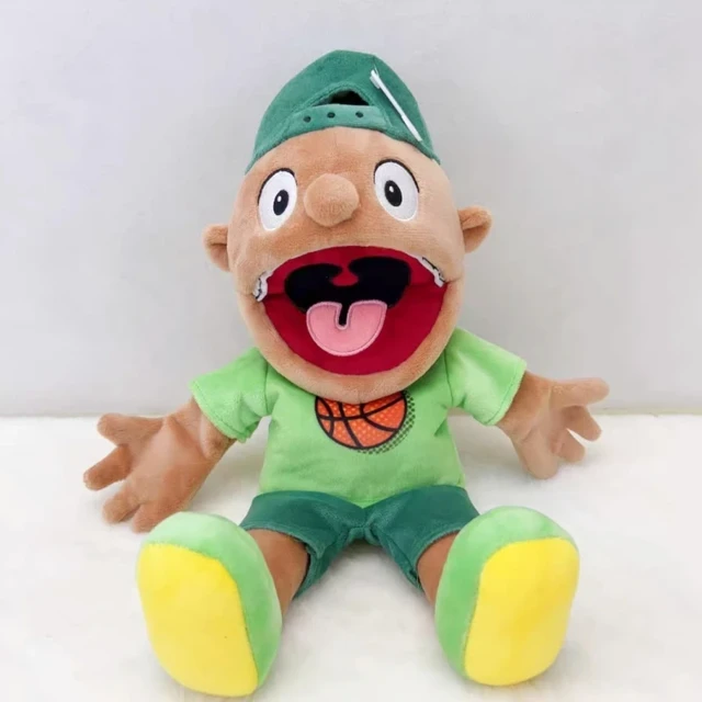 Jeffy Hand Puppet Plush Toys 40cm Boy Puppet Anime Figure Junior Joseph  Soft Stuffed Plushie Dolls Movable Mouth for Play House - AliExpress