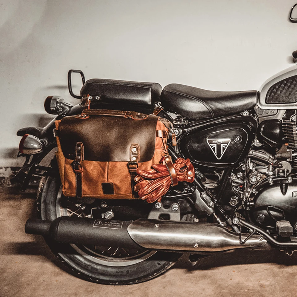 Motorcycle Saddle Bag Side Bag Waterproof Luggage Bag For Honda