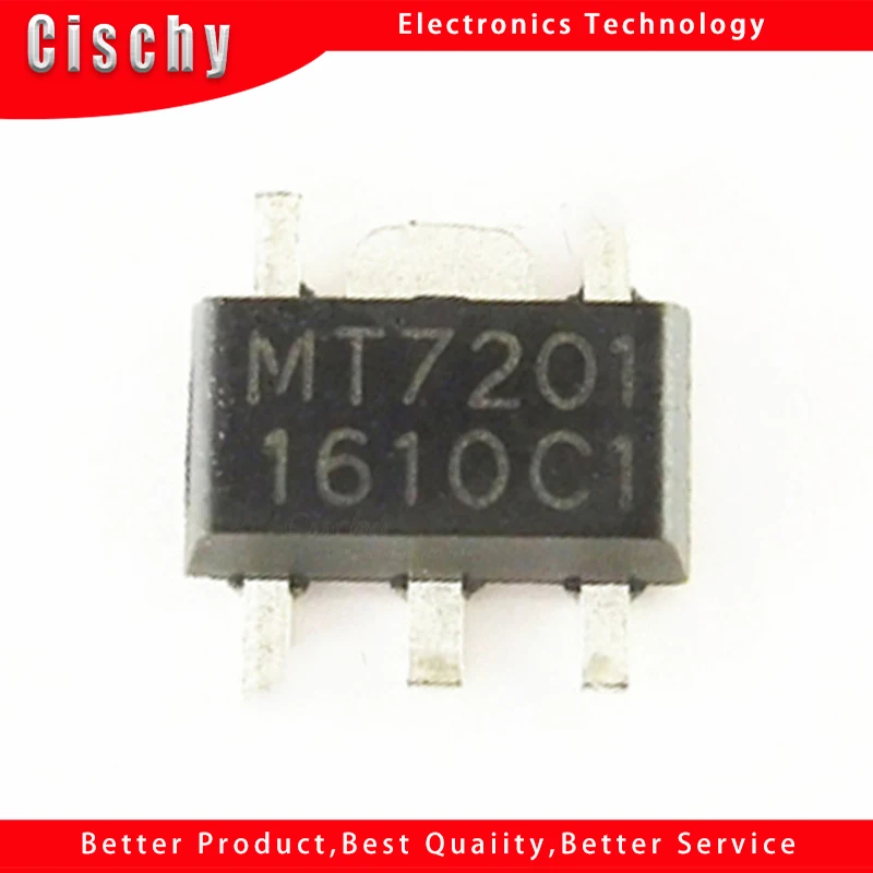 

10 шт./лот, новый MT7201C MT7201 7201C SOT-89-5, светодиодный ЖК-Драйвер IC