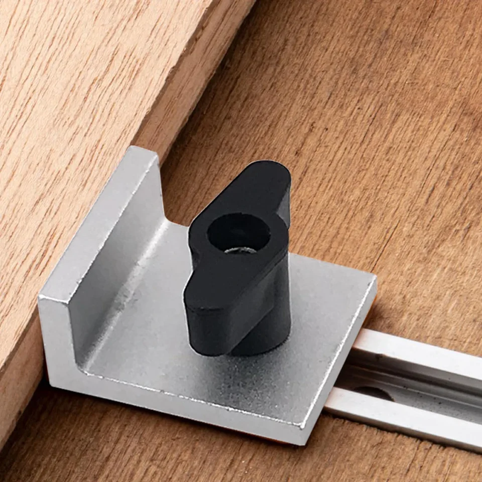 thumbnail image 2 of T Track Bidirektional Short Stop Kit 4PK For Woodworking And 2 of 9