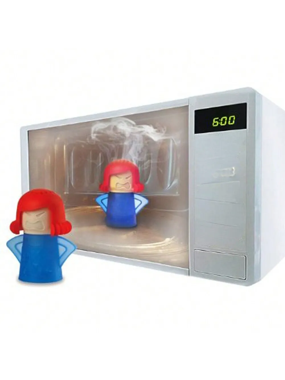 1pc, Angry Mama Microwave Cleaner, Angry Mom Microwave Oven Steam Cleaner And Disinfects With Vinegar And Water For Kitchens, St