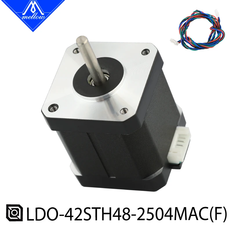 Mellow LDO 42STH48 2504MAC(F) 48MM Nema 17 Stepper Motor For 3D Printer Parts Voron Blv Ender 3 Prusa i3 |