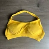 Impact Sports Bra With Logo Women Seamless Halter Bra Open Back Yoga Top Bras Medium Support Gym Crop Top Padded Sportswear 5