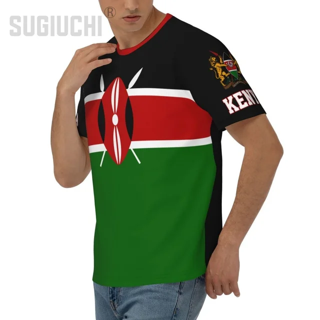 Tight Sports T-shirt Kenya Flag Kenyans 3D For Men Women Tees jersey  Clothes Soccer Football Fans Gift Patriotic T shirt _ - AliExpress Mobile