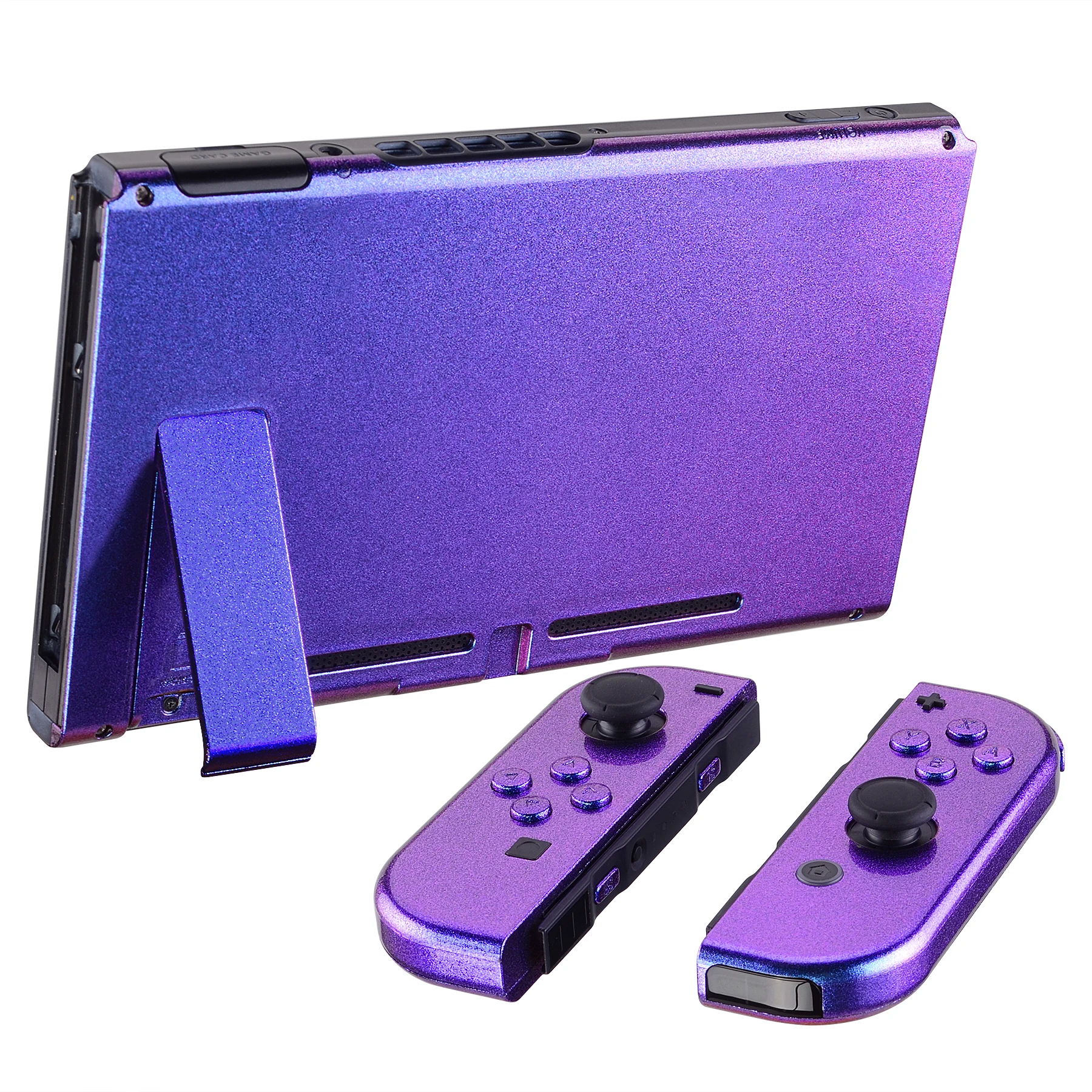 eXtremeRate Coque Remplacement avec Boutons Complete pour Nintendo Switch,  Coque pour Nintendo Switch Console Joycons, Coque et Bouton Customisé pour Nintendo  Switch Transparent Violet : : Jeux vidéo