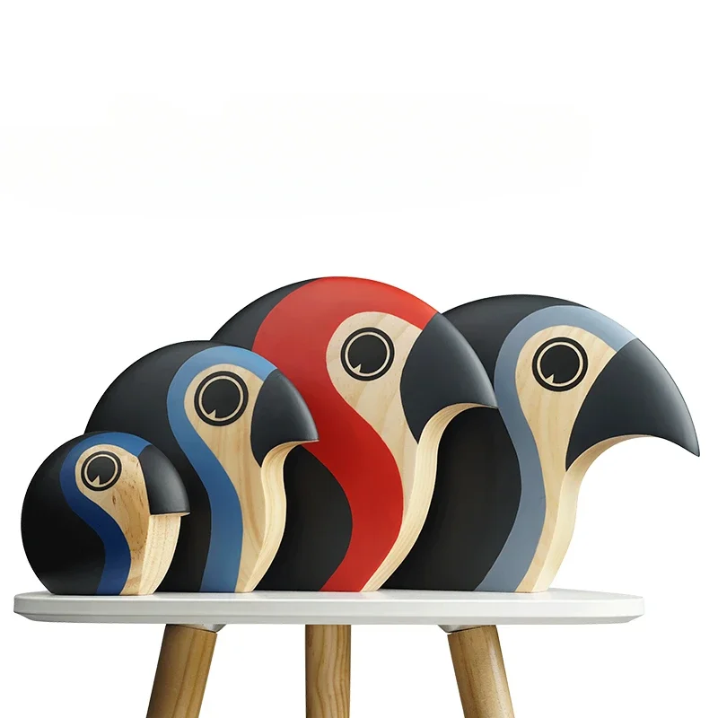 

creative parrot soft-mounted home office art decorations