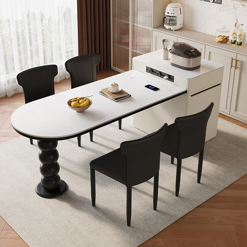 

2Integrated dining table, modern and minimalist household small unit, expandable dining table