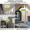 Ceiling Fan with Remote Control and 3-Speed E27 AC85-265V Lighting Base for Bedroom and Living Room Lighting 2