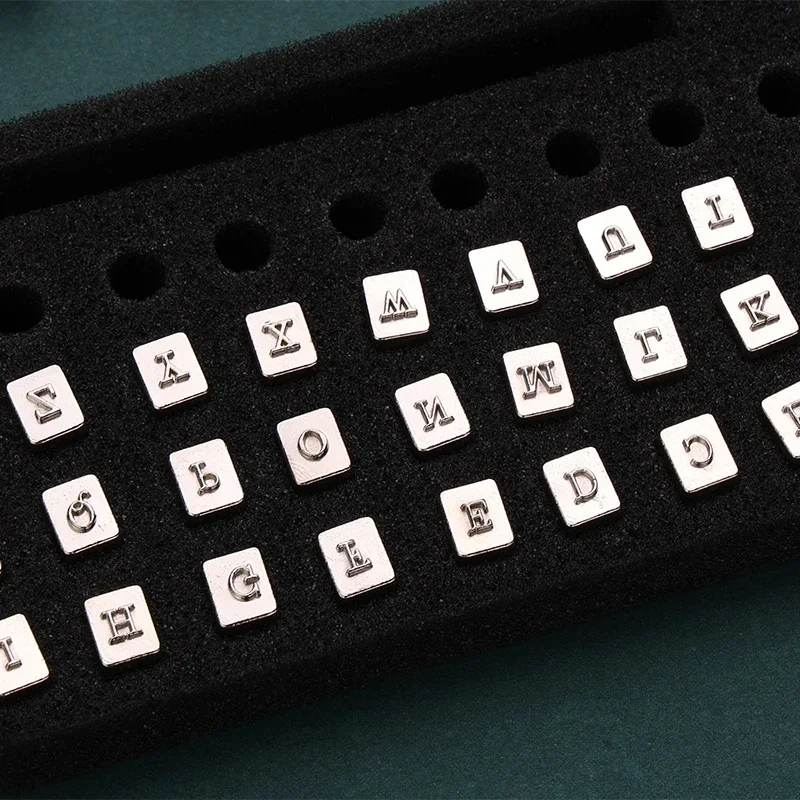Number letter stamp set 32/36PCS 3mm/6mm Steel Letter Punch Stainless Steel Alphabet & Number Stamps for Leathercraft