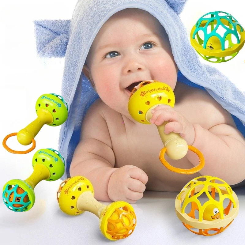 New Baby Rattles 0 12 Months Ringing Toy, Available in Multiple Colors, Bright and Eye-catching, Loved By Babies, Christmas Gift - 4