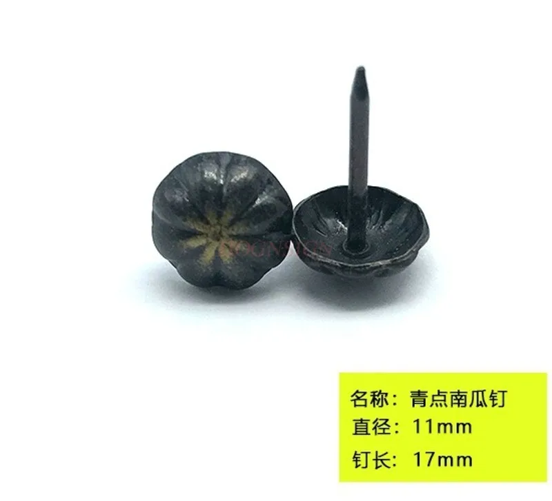100개 장 못, 확장형 푸시핀, 앤틱 못, 둥근 머리 못, 소파 못, 앤틱 구리 못
