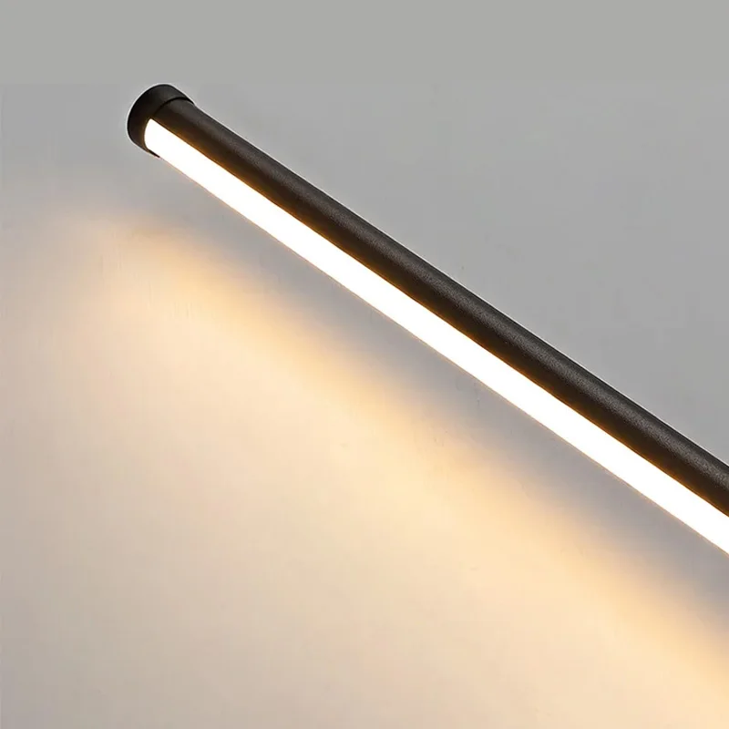 Minimalist Long Led Black Wall Lights Indoor Decoracion Bedroom Bedside Wall Lamps Stairway Hallways Modern Home Interior Sconce