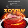 Flat-plate pot-free light wave electromagnetic oven for cooking tea around household electric ceramic stove 버너  itop 4