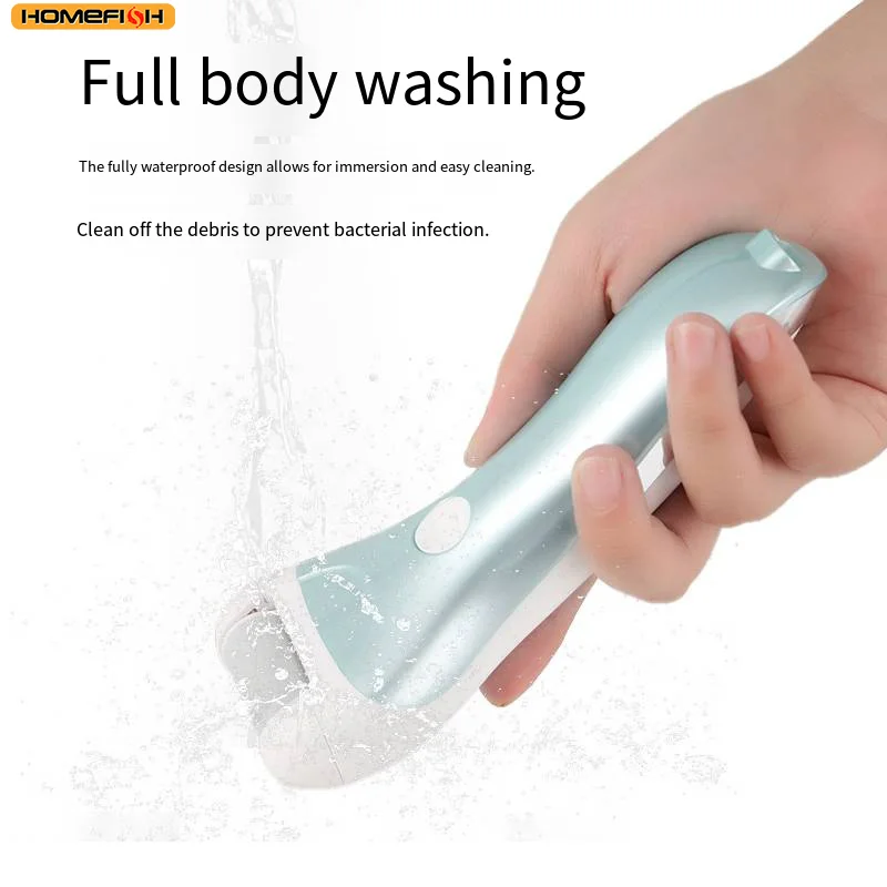HOMEFISH Electric Pedicure Foot USB Rechargeable Power Display Grinding Exfoliator Replacement Heads For Heel Callus Remover
