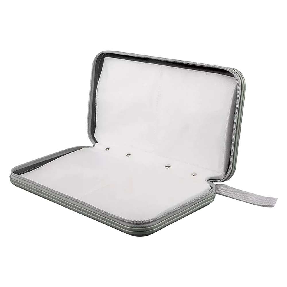 CD DVD Storage Bag CD DVD Storage Case 80PCS Capacity Disc CD Bag DVD VCD Wallet Storage Organizer Case CD Sleeve Hard EVA Disc Pack Album Box Large Holder with Zipper cd dvd storage bag,cd dvd storage case