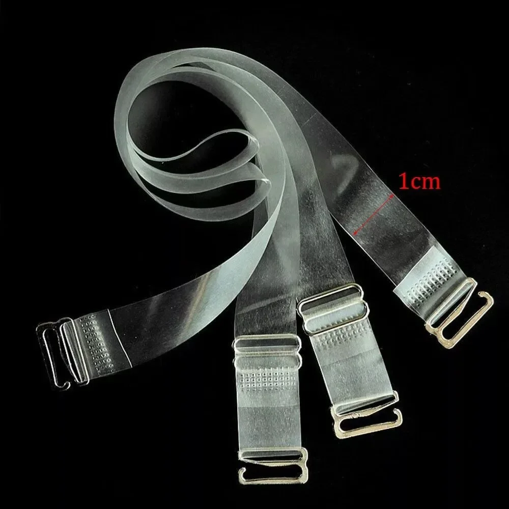 Good Load Bearing Transparent Bra Straps Detachable Anti Slip Underwear Strap Invisible Adjustable Shoulder Strap Evening Dress
